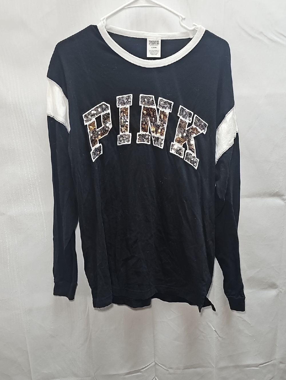 Victoria Secret Pink Sequin Longsleeve Size Medium